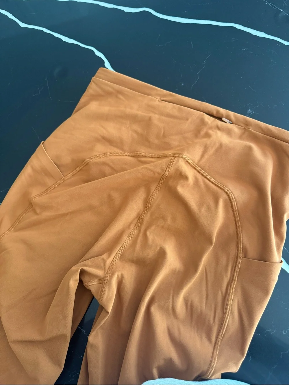 lululemon athletica Rust/Orange Leggings